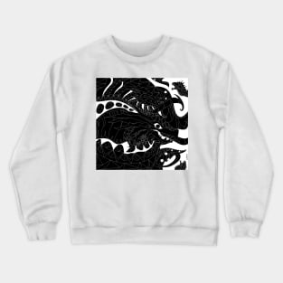 dark kaiju kraken ecopop Crewneck Sweatshirt